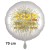 Großer Silvester Luftballon aus Folie, 70 cm groß, "Viel Glück im neuen Jahr!"