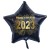 Silvester-Sternballon aus Folie, 2023 - Feuerwerk, ohne Helium