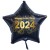 Silvester-Sternballon aus Folie, 2024 - Feuerwerk, ohne Helium