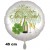 Silvester Luftballon aus Folie, 45 cm groß, "Ein glückliches Neues Jahr!" mit Helium gefüllt