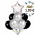 Silvester Partyset Luftballons 21