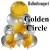 Luftballon-Bouquet, Golden Circle