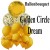 Luftballon-Bouquet, Golden Circle Dream