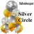 Luftballon-Bouquet, Silver Circle