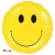 Luftballon Smiley, Folienballon mit Ballongas