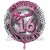 Luftballon Sweet 16, runder Folienballon mit Ballongas zum 16. Geburtstag