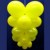 Ballontrauben mit Luftballons 5 Stück Gelb