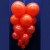 Ballontrauben mit Luftballons 5 Stück Rot