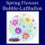 Spring Floral Patterns, Bubble Luftballon (ohne Helium)