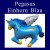 Luftballon Pegasus, Einhorn, Folienballon in Blau ohne Ballongas