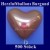 Herzluftballons Burgund 500 Stück