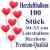 Herzluftballons Rot 100 Stück / Heliumqualität / Premium