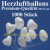 Herzluftballons Weiß 1000 Stück / Heliumqualität / Premium
