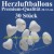 Herzluftballons Weiß 30 Stück / Heliumqualität / Premium