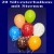Silvester Luftballons mit Sternen, 20 Stück, Silvester-Sterne-Ballons