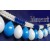 Girlande mit Luftballons Blau-Weiss 05