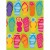 Tischdecke Flip Flop, Mottoparty Hawaii