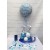 Partydeko-Set zum 27. Geburtstag in Silber-Blau, Happy Birthday