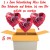 Valentinsgrüße - 3 Herzballons aus Folie mit Helium, Zum Valentinstag Alles Liebe