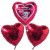 Bouquet 10, Helium-Luftballons, Happy Valentine's Day, Bärchen