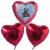 Bouquet 7, Helium-Luftballons, Happy Valentine's Day, In Love