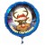 Folienballon Rudolph, Happy Christmas, Luftballon zu Weihnachten mit Helium und Grußkarte