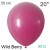 1 Luftballon 50cm, Vintage-Farbe Wild Berry