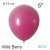 10 Luftballons 8-12cm, Vintage-Farbe Wild Berry
