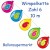 Wimpelkette Balloonshape 6 zum 6. Kindergeburtstag