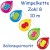 Wimpelkette Balloonshape 8 zum 8. Kindergeburtstag