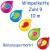 Wimpelkette Balloonshape 9 zum 9. Kindergeburtstag