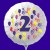 Zahlen-Luftballon aus Folie mit Helium, Zahl 2, Geburtstag, Jubiläum