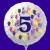 Zahlen-Luftballon aus Folie mit Helium, Zahl 5, Geburtstag, Jubiläum
