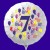Zahlen-Luftballon aus Folie mit Helium, Zahl 7, Geburtstag, Jubiläum