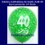 Zahlen-Luftballons-Kristall, 40
