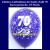 Zahlen-Luftballons-Kristall, 70