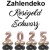 Zahlendekoration Silvester 2025, 36cm große Zahlen in Roségold