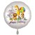 Zootiere Luftballon zum 4. Geburtstag mit Helium-Ballongas