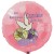 Zur Kommunion Gratulation - alles Gute, Luftballon aus Folie, rosa, mit Helium
