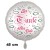 Zur Taufe Alles Gute. Girl. Rundluftballon, Satin de Luxe, weiß