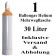 Ballongas Helium 30 Liter Mehrwegflasche