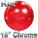 Luftballon in Chrome Rot 45 cm, 1 Stück