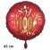 Luftballon aus Folie zum 100. Jahrestag und Jubiläum, 43 cm, rot,  inklusive Helium