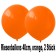 Luftballons 40 cm, Orange, 2 Stück