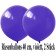 Luftballons 40 cm, Violett, 2 Stück