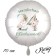 Großer Luftballon zum 24. Geburtstag, Herzlichen Glückwunsch - Boho