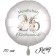 Großer Luftballon zum 26. Geburtstag, Herzlichen Glückwunsch - Boho