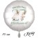 Großer Luftballon zum 27. Geburtstag, Herzlichen Glückwunsch - Boho