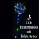 3 LED Heliumballons mit Lichterketten