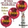 30 "All you can eat" Rundballons aus Folie in Rot mit 3 Liter Ballongas